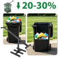 Manual Wheelie Bin Trash Compactor, Carbon Steel Rubbish Press for 120L‑240L Wheelie Bins – Space Saving Recycling Tool, Adjustable 25‑40cm, Rust‑Resistant – EU Warehouse