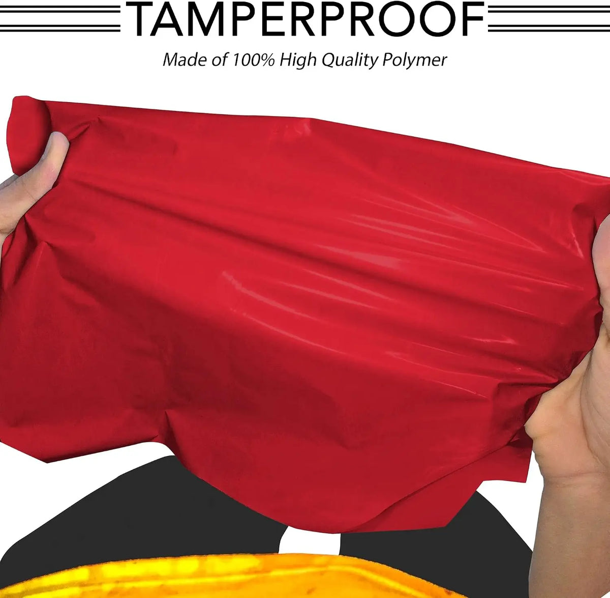 40 Mixed Red Mailing Bags Multi-Size Combo 20 from Each Strong Poly Mailers Self Seal Waterproof Shipping Envelopes Postage