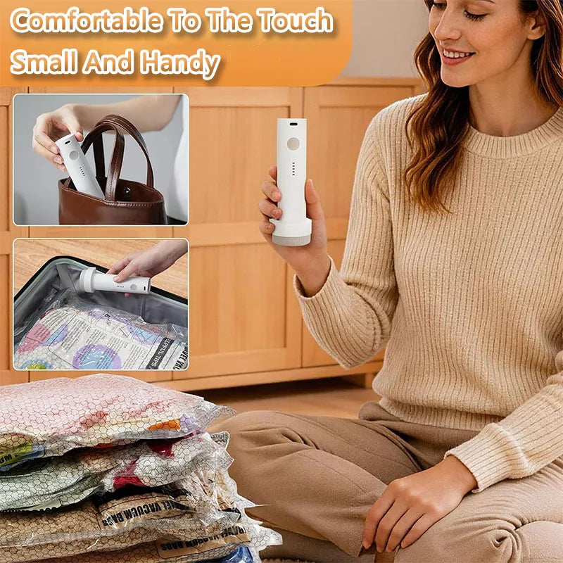 15 Vacuum Storage Bags, 6/9/15 Bags with Electric Air Pump, Wireless Electric Pump Space-Saving Storage Bags, Suitable for Travel and Home Use