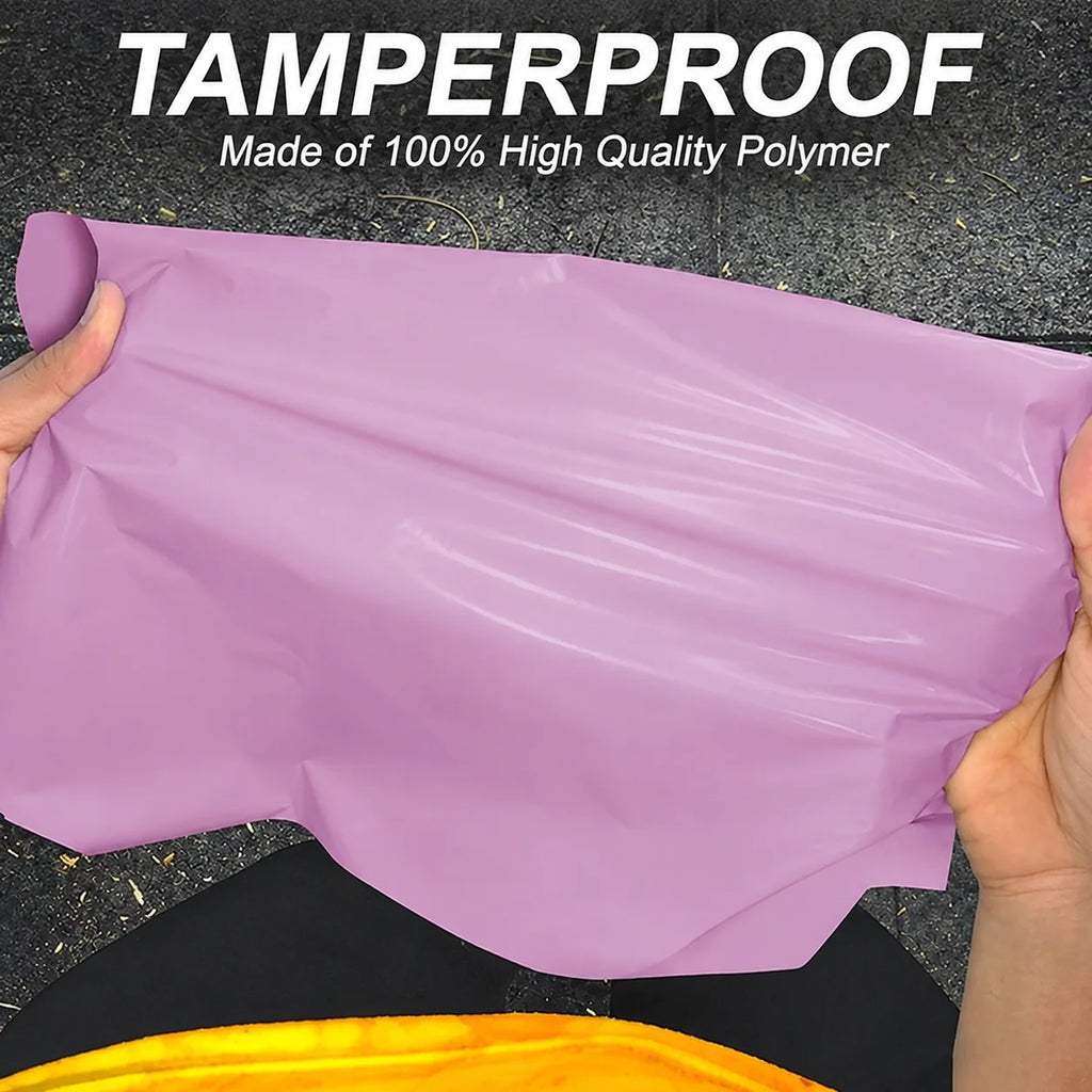 Pink Self-Seal Poly Mailers 12x16 Waterproof Poly Postal & Shipping Envelopes  Strong Packaging Bags for Clothing, Parcels & Online Orders.