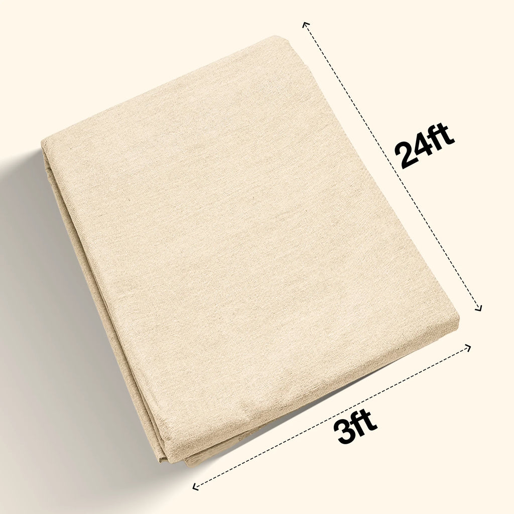 1 X STAIRCASE STAIRWAY STAIR RUNNER DUST SHEET 100% COTTON TWILL PROFESSIONAL (24x3ft)