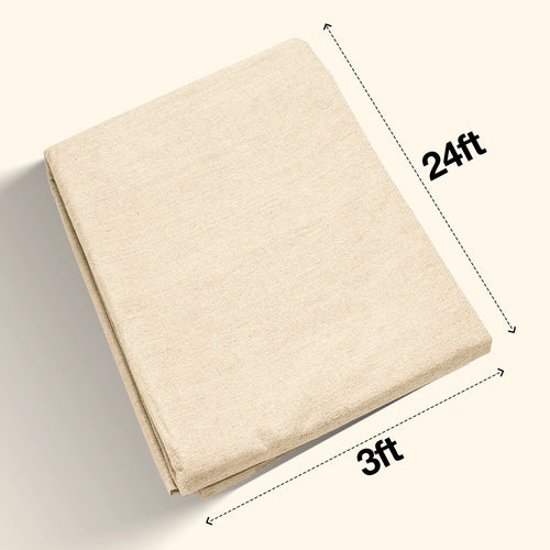 1 X STAIRCASE STAIRWAY STAIR RUNNER DUST SHEET 100% COTTON TWILL PROFESSIONAL (24x3ft)