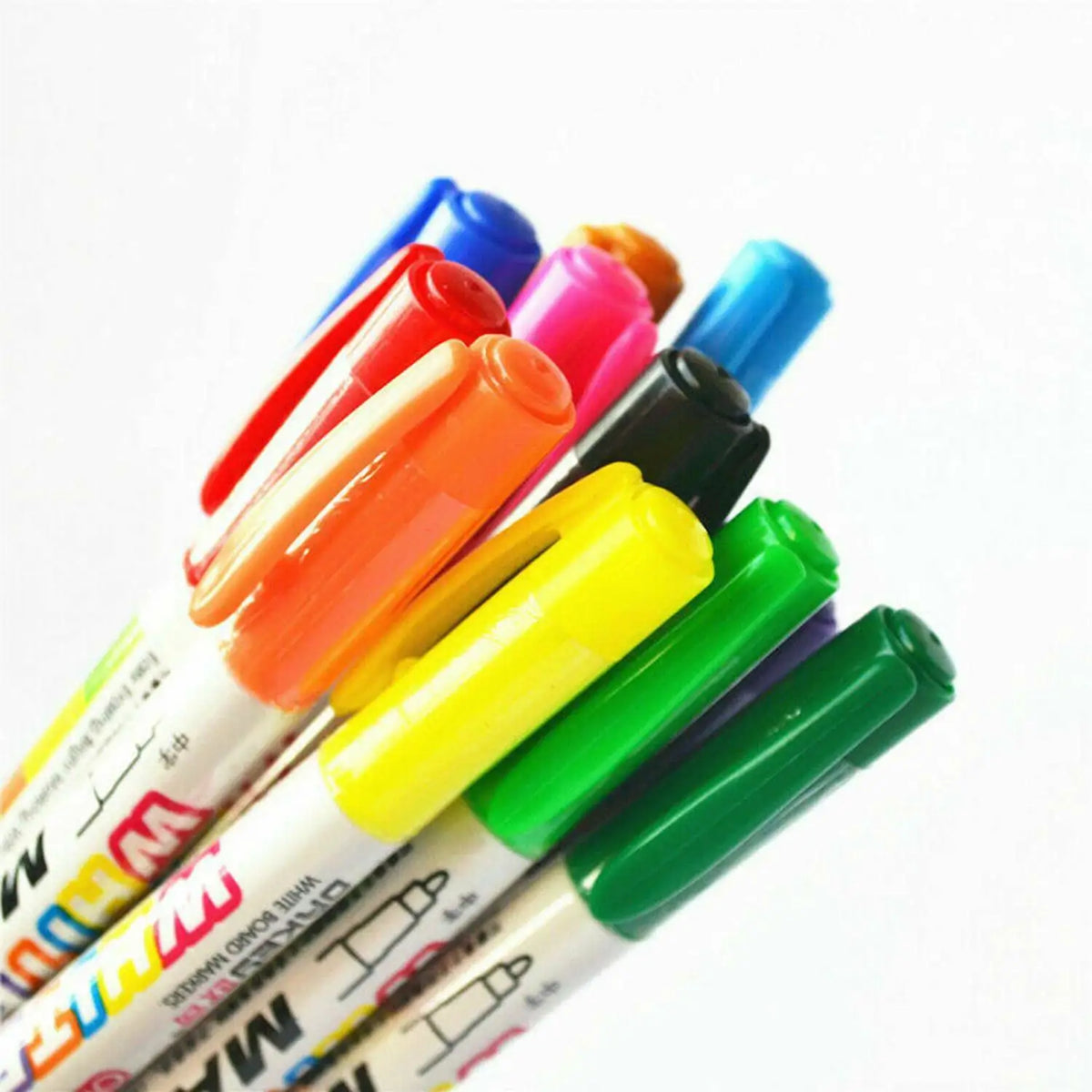 12 Colour White Board Marker Pens Pen Dry Eraser Easy Wipe Whiteboard Easy Dry New Arrival Fast Shipping UK