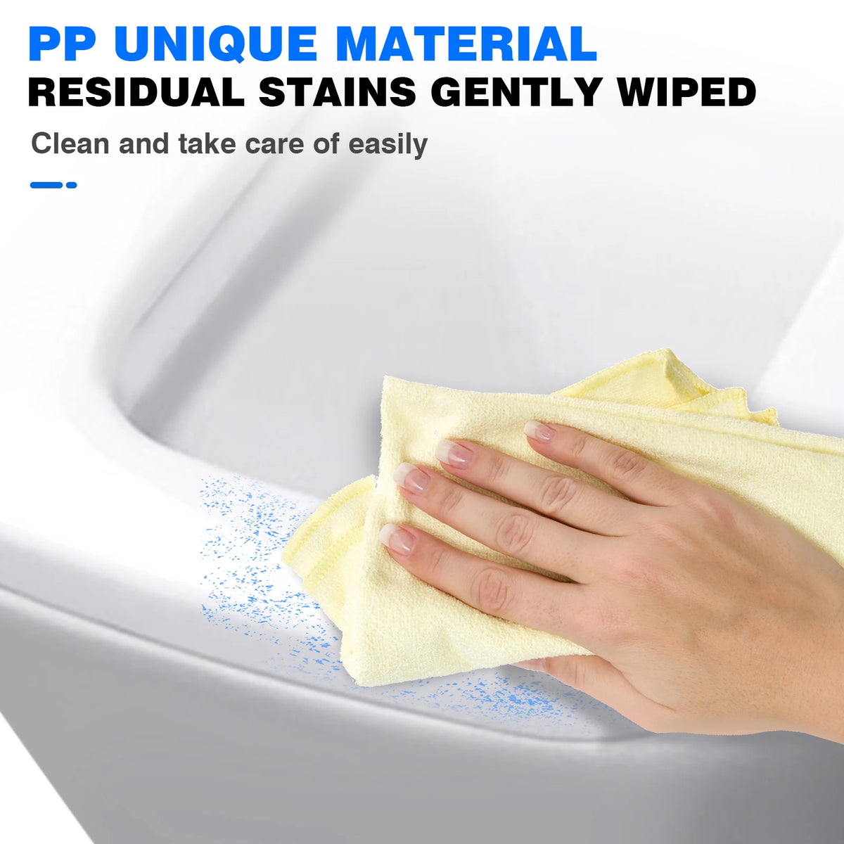 Toilet Seats SquareShaped with Soft-Closing Mechanism Quick-Release Function, Hygienic Toilet Seat Made of Antibacterial, Scratch-Resistant, Easy Installation White