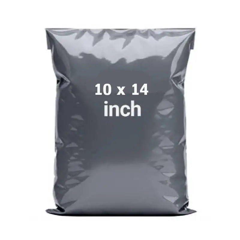 50PCS Grey Mailing Bags 10x14 Inch Self Seal Postage Bags Waterproof Poly Shipping Bags for Clothes Packaging Courier Bags