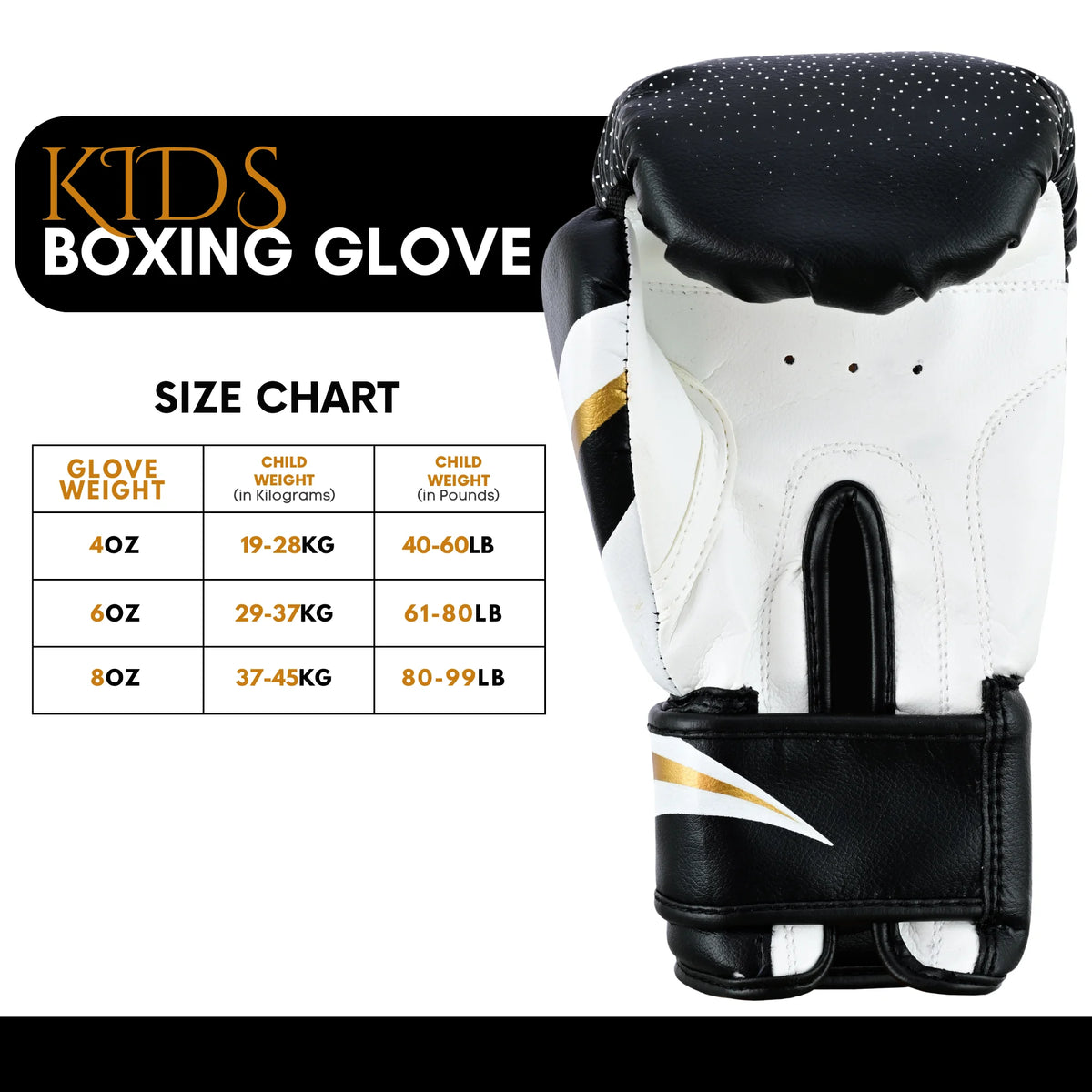 Kids Boxing Gloves 4oz 6oz 8oz – Junior Training Gloves for Boys & Girls Youth Boxing Gloves for Boxing, MMA, Muay Thai, Kickboxing