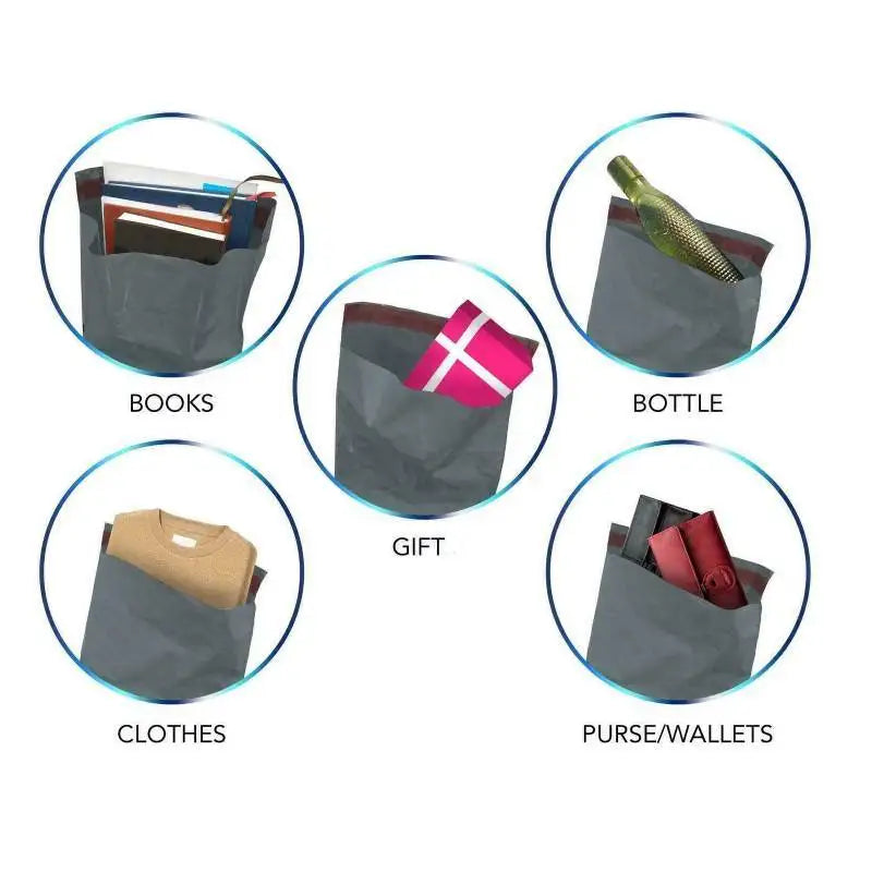 Grey 12x16 Inch Poly Mailing Bags Self Seal Waterproof Shipping Bags for Clothes, Packaging, Courier & Postal Parcels