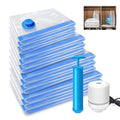 12Pack Vacuum Storage Bags, Space Saver Bags Compression for Comforters and Blankets, Sealer Clothes Travel Packing Organizer