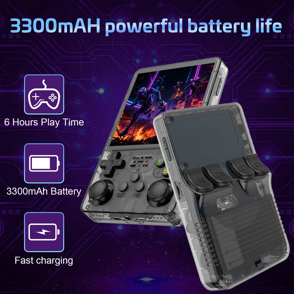 Handheld 128G Retro Game Console, Support Massive Classic Video Games, Reliving the days of childhood, Portable Mini Gaming Console
