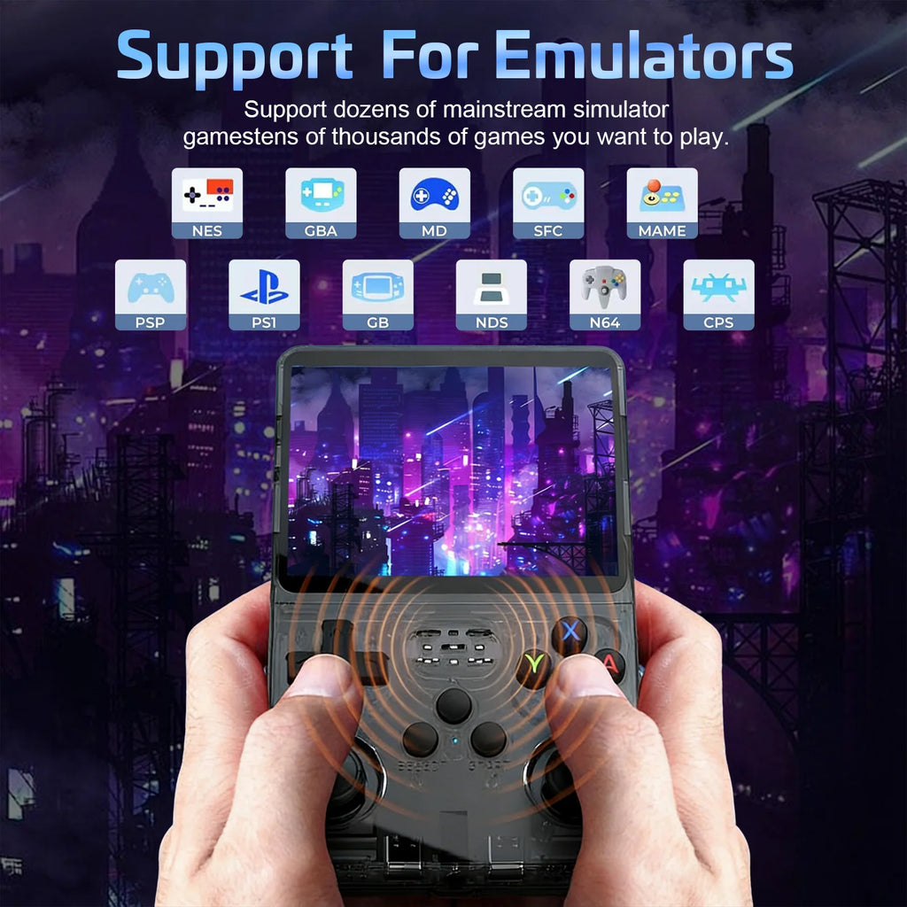 Handheld 128G Retro Game Console, Support Massive Classic Video Games, Reliving the days of childhood, Portable Mini Gaming Console