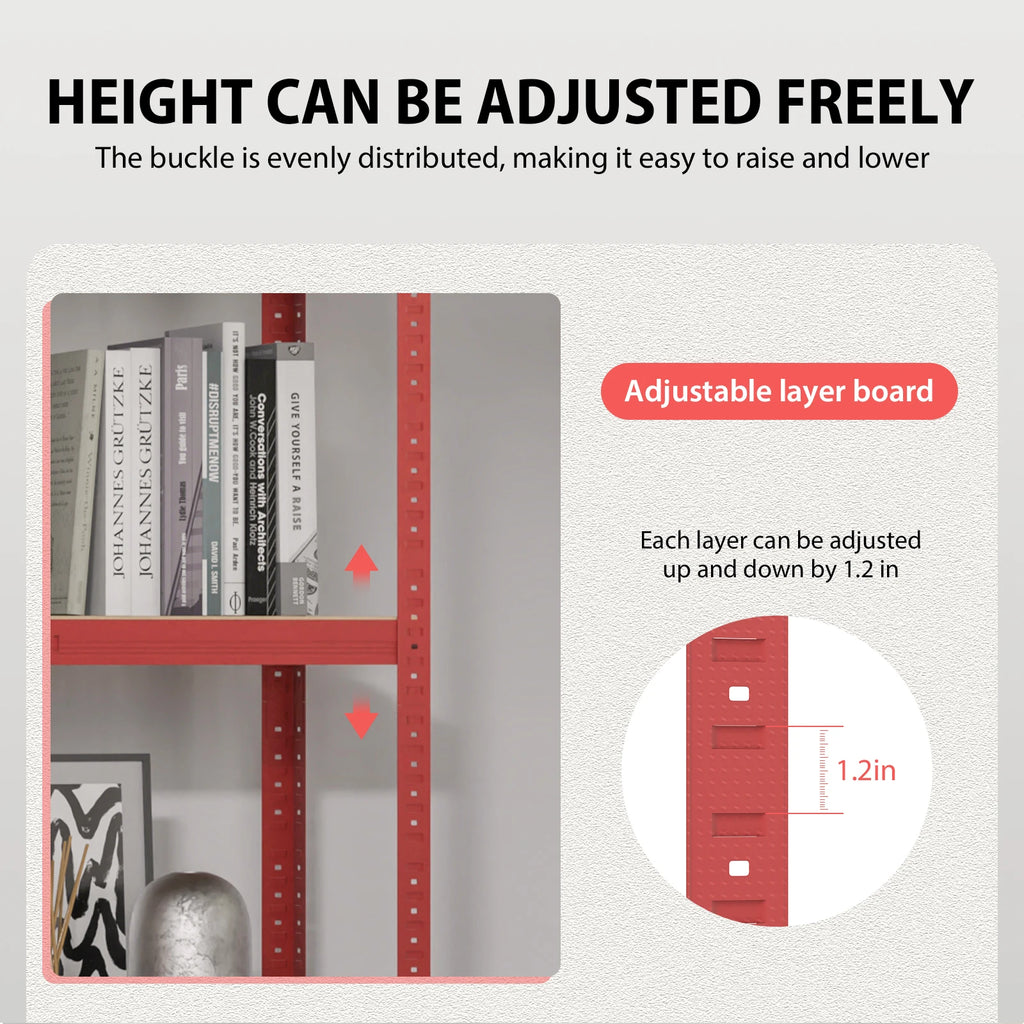 (1500 X 700 X 300) Mm Heavy Duty Boltless Metal Steel Shelving Shelves Warehouse Storage Unit Industrial Easy To Assemble 175kg Per Shelf, 875kg Capacity