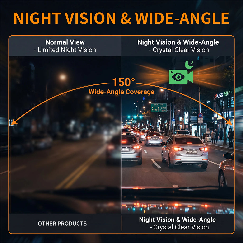 Degreat 3.16 Inch Mirror Dash Car Camera Loop Recording GPS HD Screen Waterproof Mirror Car Recorder Multi-Language Night Vision Equipped With Rear View Camera Reverse Mirror