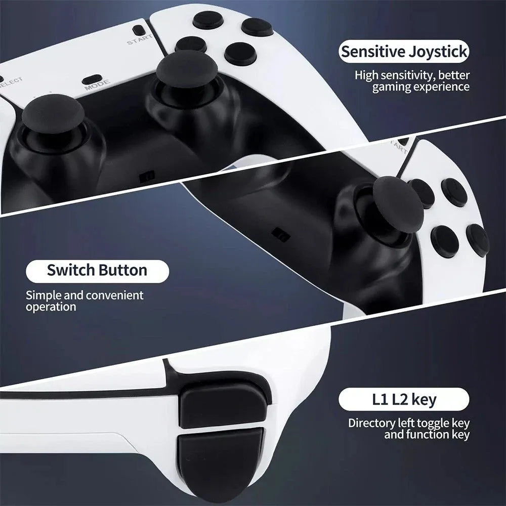 64GB, Wireless 4K Built-in Games HDMI TV Game Stick Console X2 Wireless Gamepad