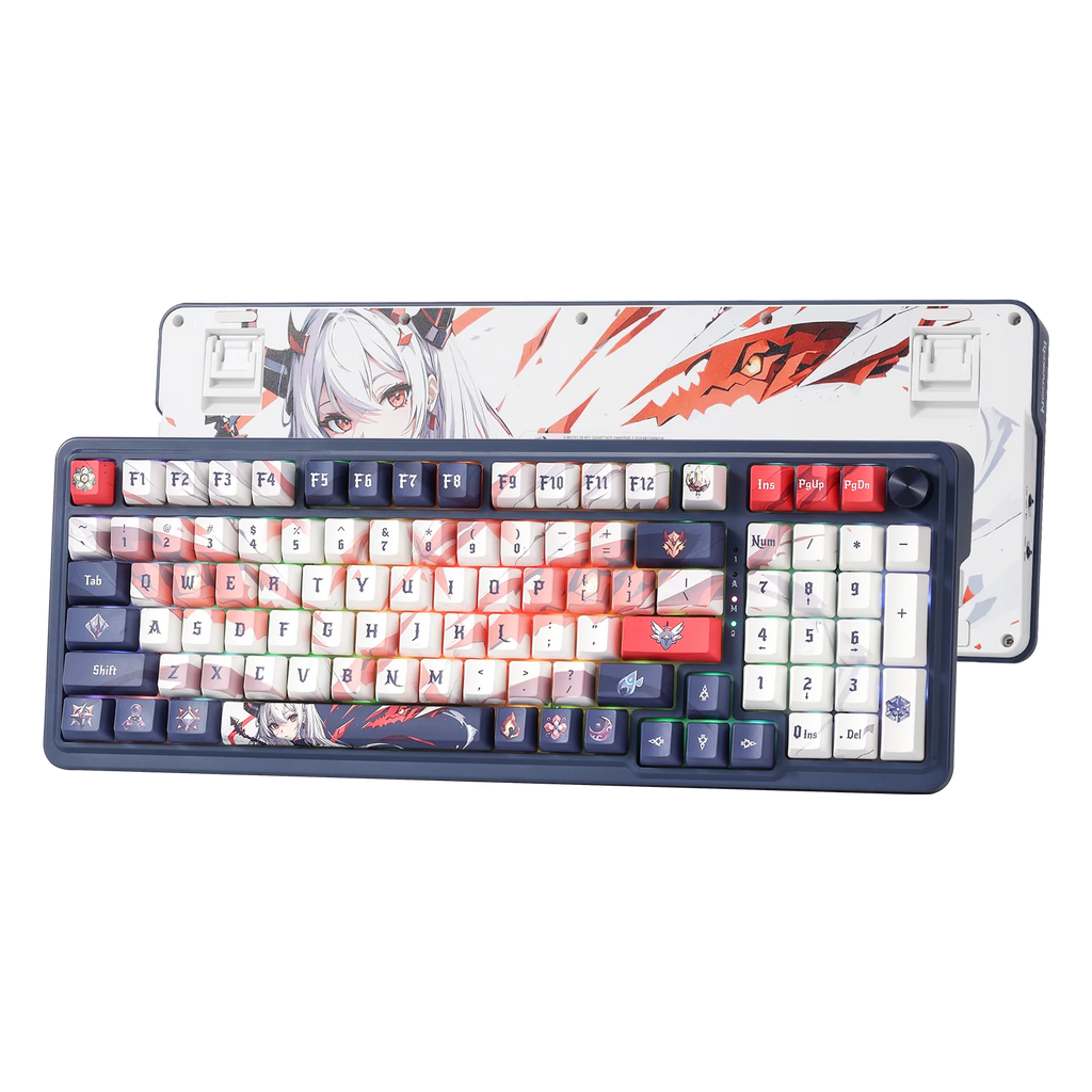 Redragon K686 PRO SE Wireless Mechanical Gaming Keyboard 98 Keys Tri-Mode Gasket RGB Hot-Swappable Anime Keyboard