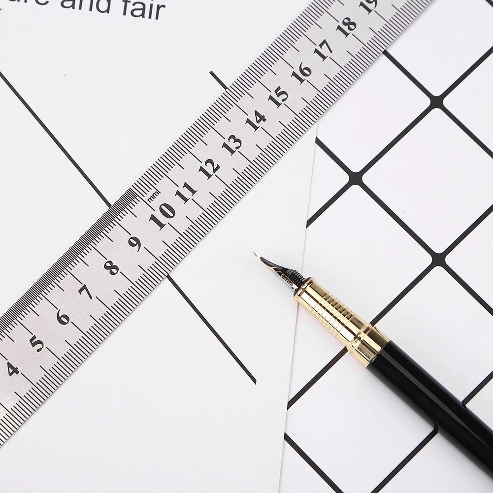 150/200/300/400/500MM Stainless Steel Ruler Centimeter Millimeter Ruler Straight Edge Ruler  Precision Measuring Ruler