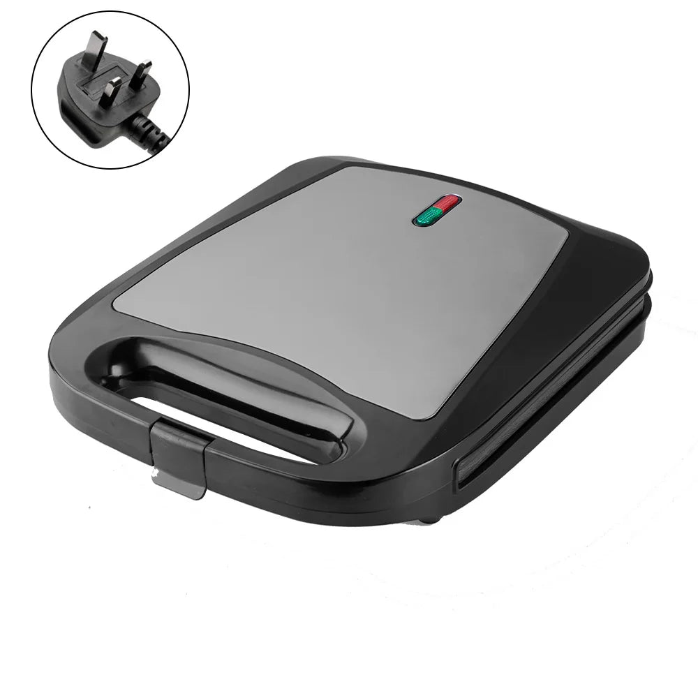 Multifunctional Home-use Sandwich Breakfast Machine with Double-sided Heating Stainless Steel Non-stick Baking Plate Easy Clean Portable Bread Maker for Home Kitchen Clearance Sale UK Stock