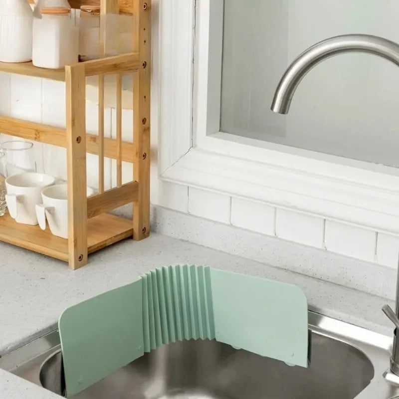 1PC Splatter Screen Bar Kitchen Sink Water Blocker Adjustable Splash Proof Board Vegetable Washing Drainage Kitchen Accessories