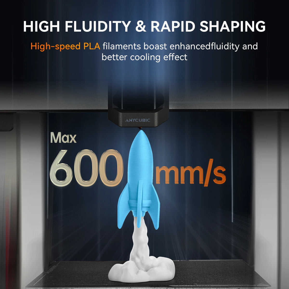 JAYO High Speed Matte PLA 5Rolls 3D Printer Filaments 1.75mm Mixed Color no Bubble Free FDM 3D Printer Material for 3D Printing