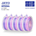 JAYO Rainbow 3D Printer Filament 1.75mm PLA / Silk PLA / PLA Transparent Rainbow 3D Filament