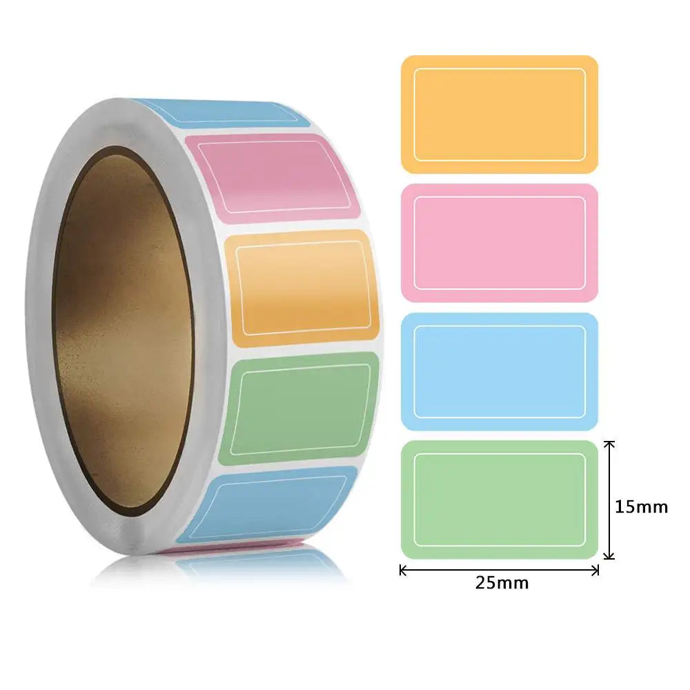 800pcs Stickers Colorful Label Stickers Waterproof Self-Adhesive Logo Handwritten Name Stickers Index Stickers