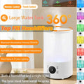 4L Large Capacity Air Humidifier with Remote Control Timer 300ml/h Plant Mist Aroma Diffuser for Home Office, Top Fill Humidifier
