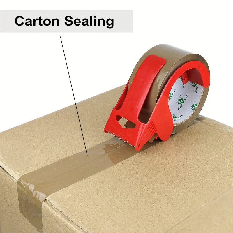 5pcs 65M Industrial Grade Heavy-Duty Packaging Tape, 48MM Wide, Strong Adhesive, OPP Material, Used for Box Sealing, Movement, Transportation, Schools, Offices, Homes, Factories - Durable, Reliable, Christmas Gift - Brown