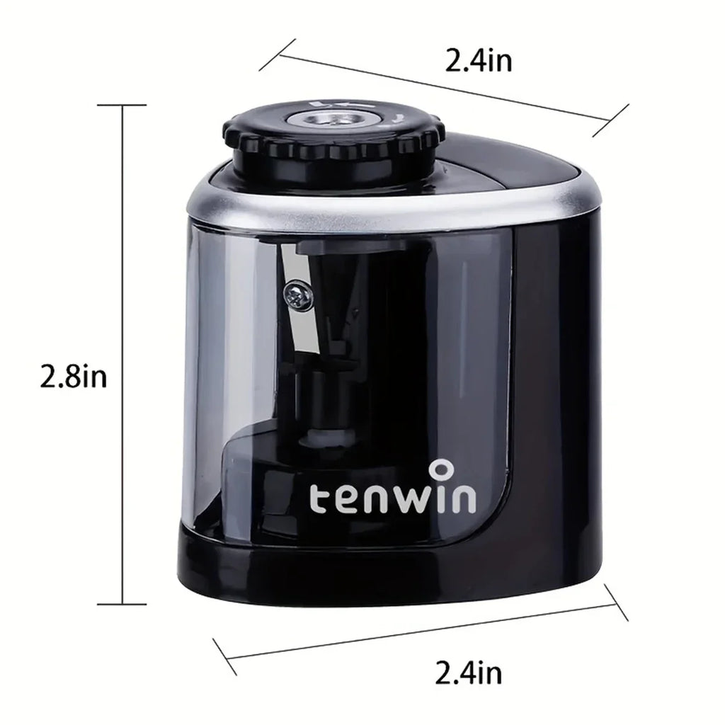 Electric Sharpener Assembly Desktop Automatic Pencil Sharpener Suitable To Pencils (6-8mm) for Students School Office Stationery
