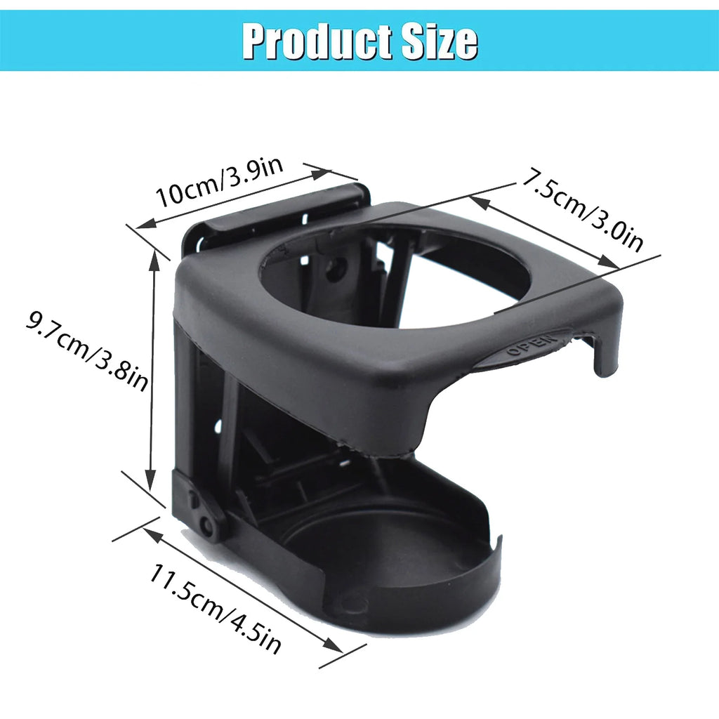 Universal Folding Car Cup Holder Drink Stand Adjustable Water Bottle Support for Auto Truck Boat RV Interior Styling Accessories