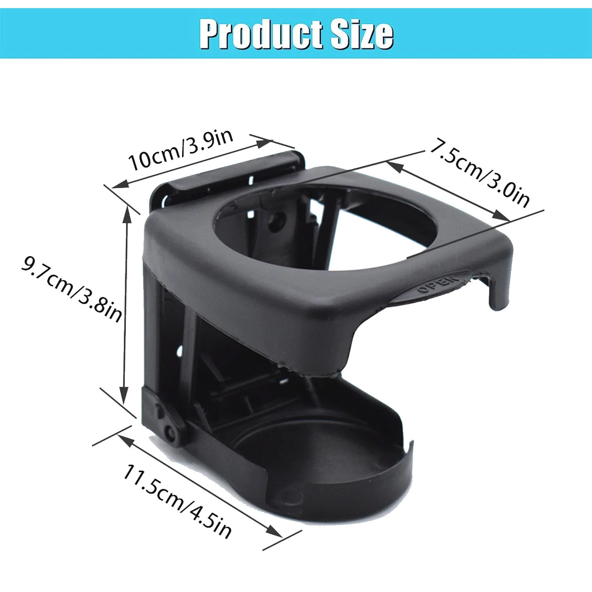 Universal Folding Car Cup Holder Drink Stand Adjustable Water Bottle Support for Auto Truck Boat RV Interior Styling Accessories