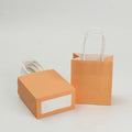 Macaron Soft Pastel Kraft Paper Bags with Handles - Bulk Multipurpose for Gift, Shopping & Party