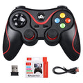 V8 2.4G Wireless Game Controller Gaming Joystick BT Gaming Controller Dual Vibration for Android/iOS/PC/PS3/Switch/Mobile Phone