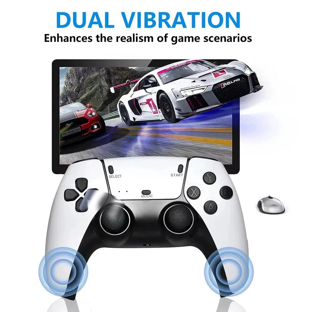 64GB, Wireless 4K Built-in Games HDMI TV Game Stick Console X2 Wireless Gamepad