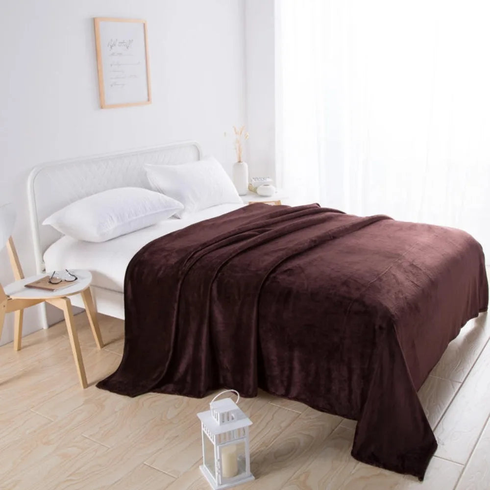 Blanket  - Super Soft Fuzzy Blanket for Couch  Warm Thick Blanket for Bed  Perfect for Living Room  Home Decor  or Dorm