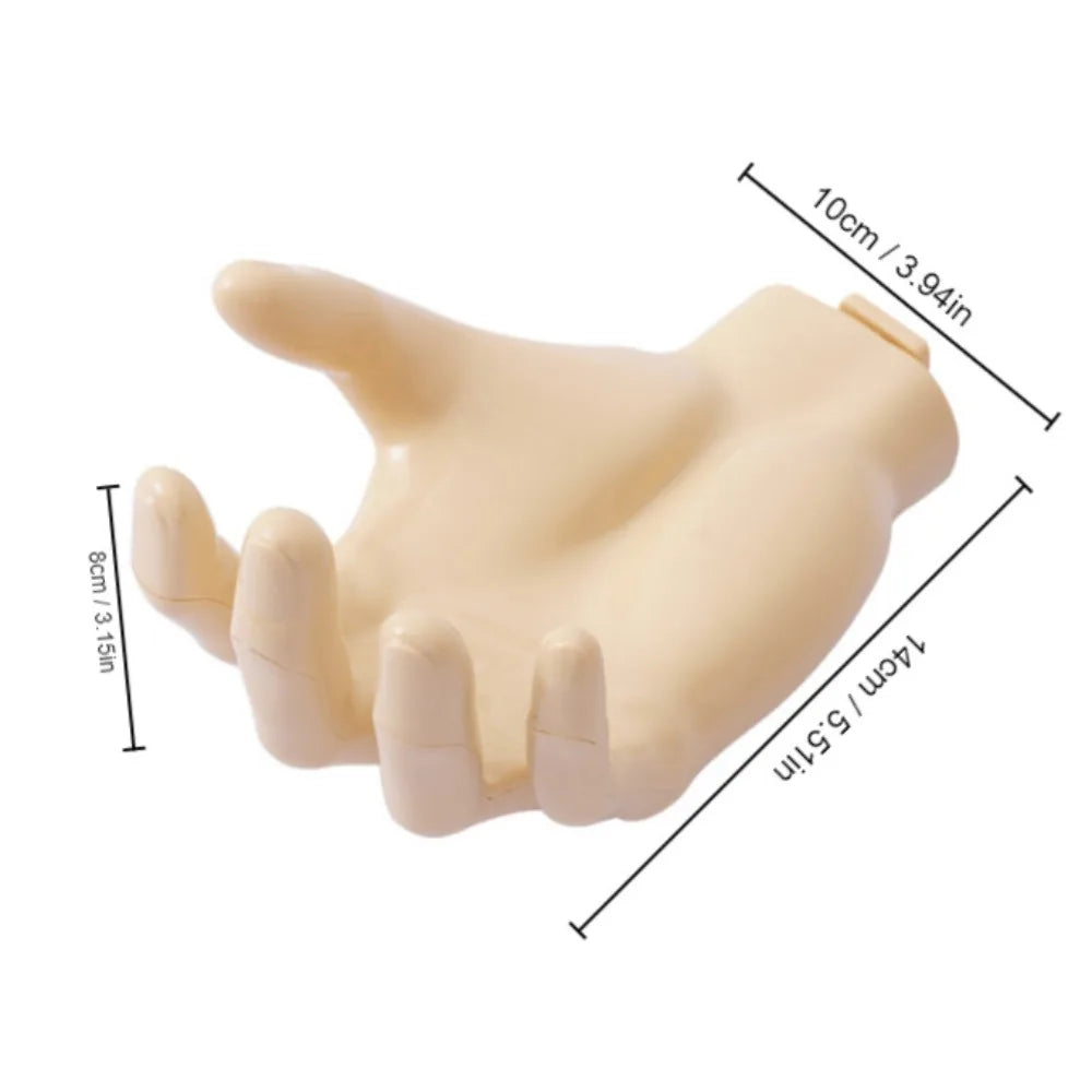 No Need Punch A Bathroom Soap Rack Hook Hand Shaped Wall Strong Home Wall Storage Key Headphone Hook Holder Tissue Holder