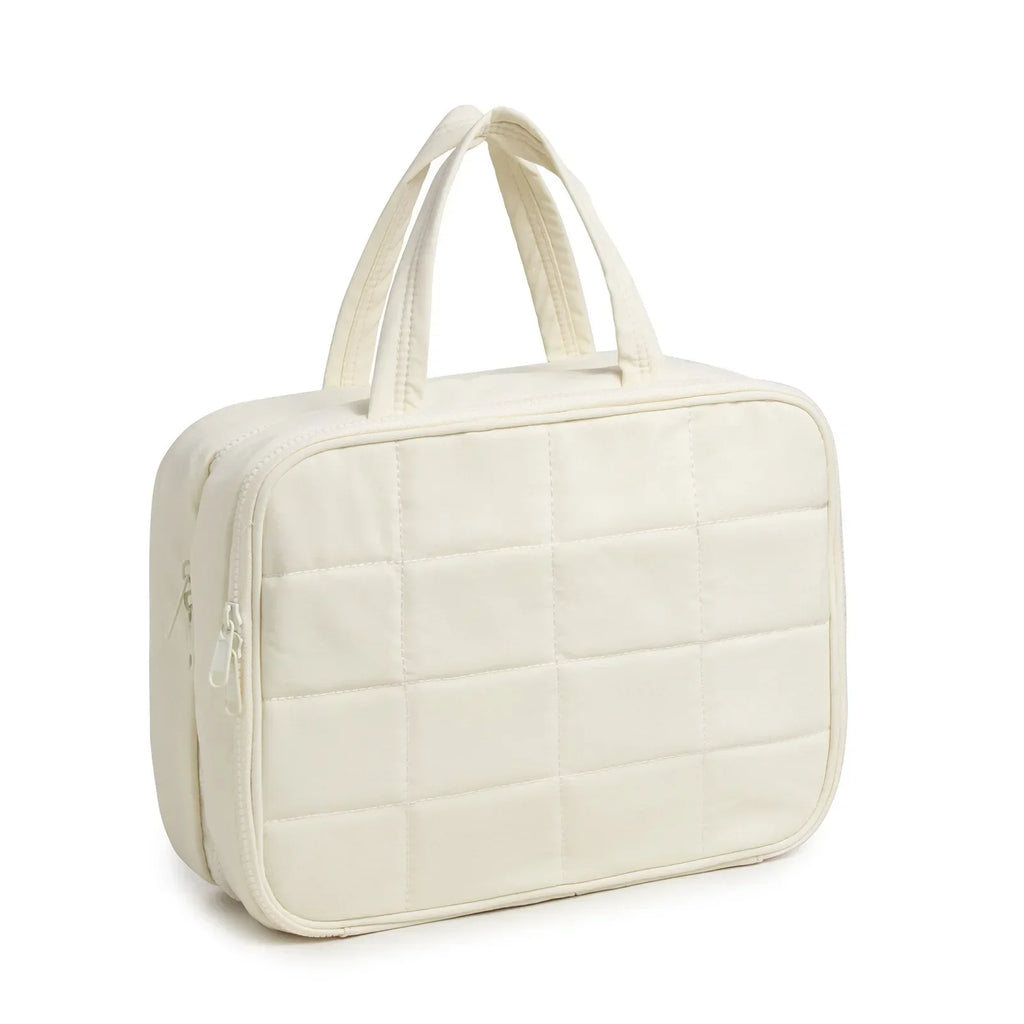 Hanging Travel Toiletry Bag Women Cosmetic Makeup Case with Jewelry Pocket Portable Wash Organizer for Vacation Trip Gym Beach
