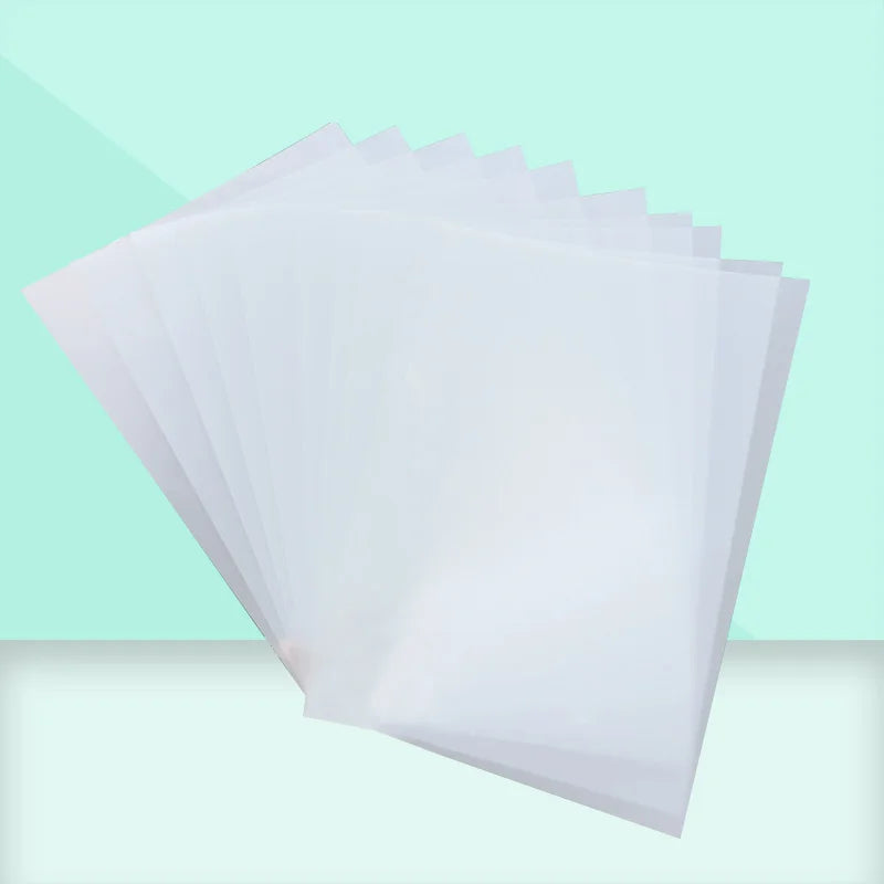 30 Sheets of Dtf Transfer Film Paper A4 Double-Sided Pet Film Paper Cold/Hot Peel Printing Dtf for Direct DIY Transfer on T-Shirt Fabrics