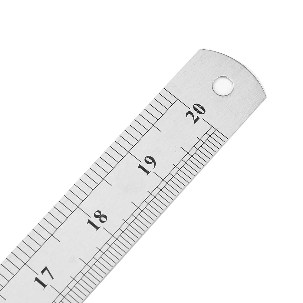 150/200/300/400/500MM Stainless Steel Ruler Centimeter Millimeter Ruler Straight Edge Ruler  Precision Measuring Ruler