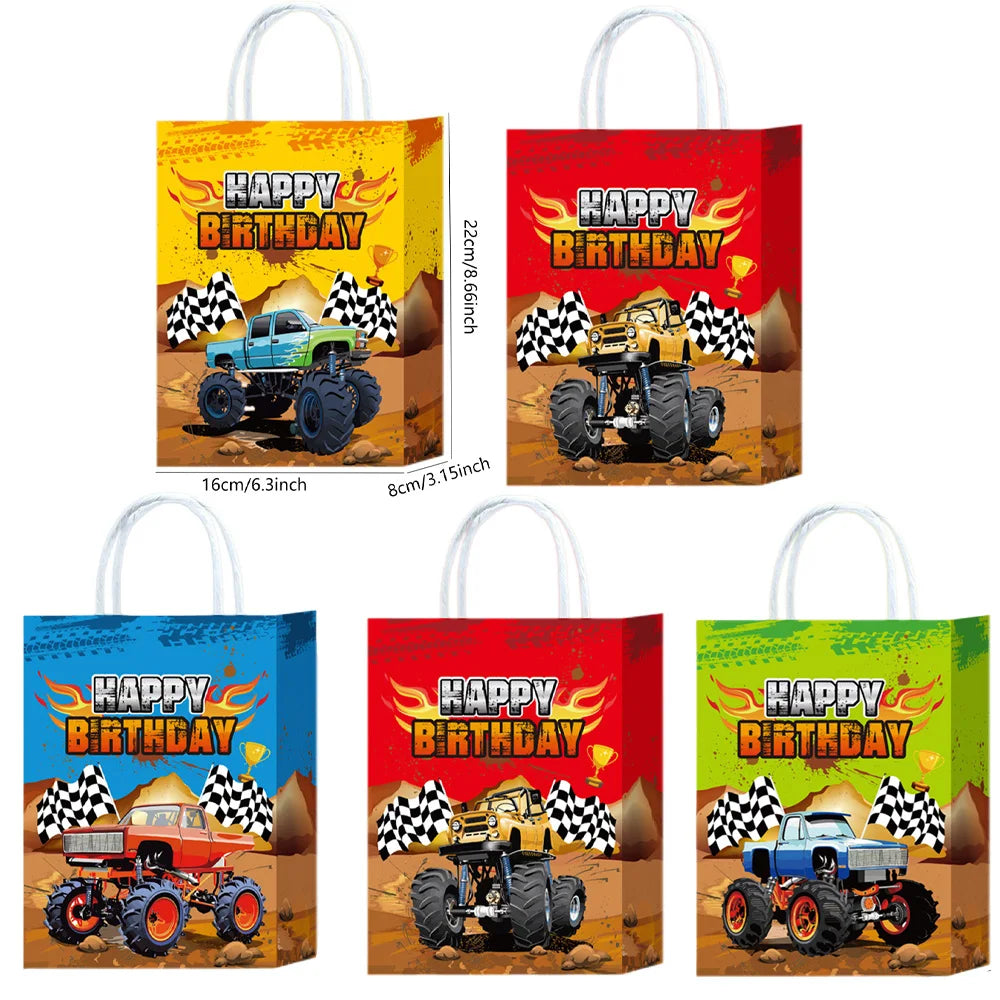 5-50Pcs Paper Gift Bags With Handles 10 Colors Kraft Brown Paper Party Favors Gift Tteat Bags for Birthday Wedding Baby Shower