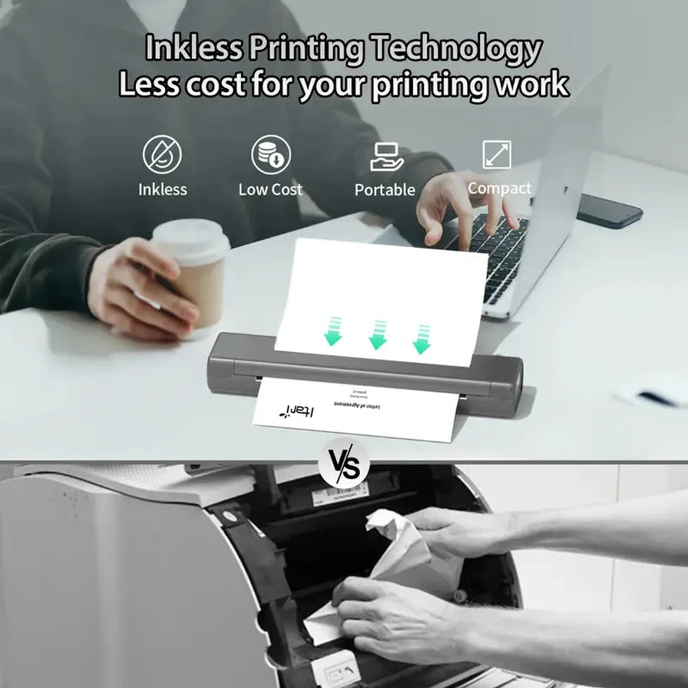 100/200 Sheets A4 Thermal Paper Folding Continuous Printing Paper Auto Recognition Multipurpose Printing Paper