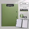 1pcs A4 File Folder Clipboard Writing Pad Memo Clip Board Clips Test Paper Storage Organizer School Supplies Office Stationary