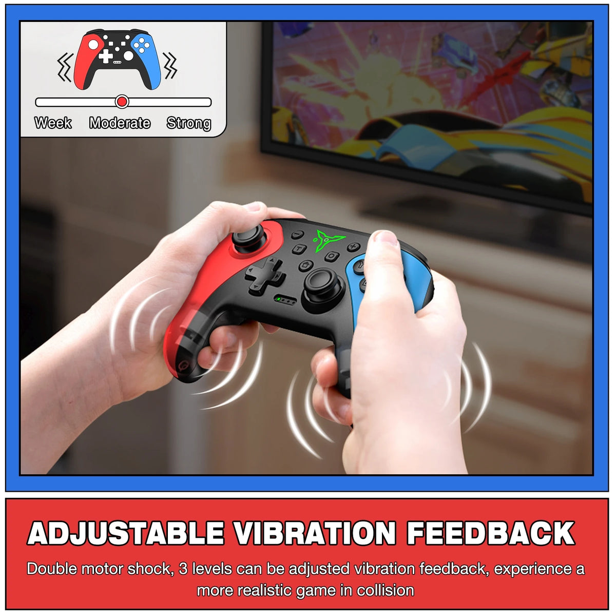 BEBONCOOL Wireless Controller For Nintendo Switch/OLED /Lite/Android/IOS Programmable Switch Gamepad PC Controllers With Wake-Up