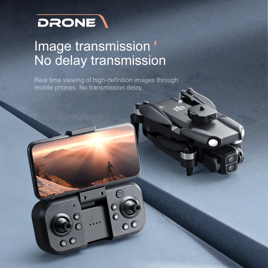 S119 4K Drone with Camera for Adults, GPS Auto Return, Obstacle Avoidance, Brushless Motor, 5G Screen Remote, 50 Min Flight, Dual Camera 120° Wide-Angle, 2000M Range, 120M Altitude FPV Quadcopter Easier to Use