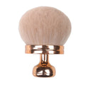 Extra Large Mushroom-Head Makeup Brush Soft Fiber Bristles Multipurpose for Makeup Setting Nail Art Self Tanner Essential Beauty