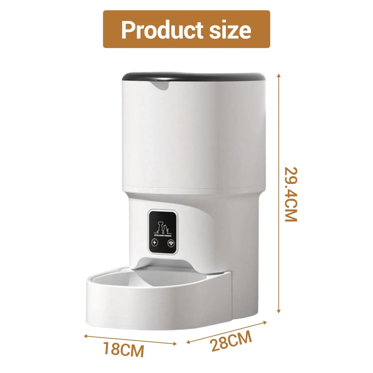4L Automatic Cat Feeder Dog Food Dispenser with Programmable Timer