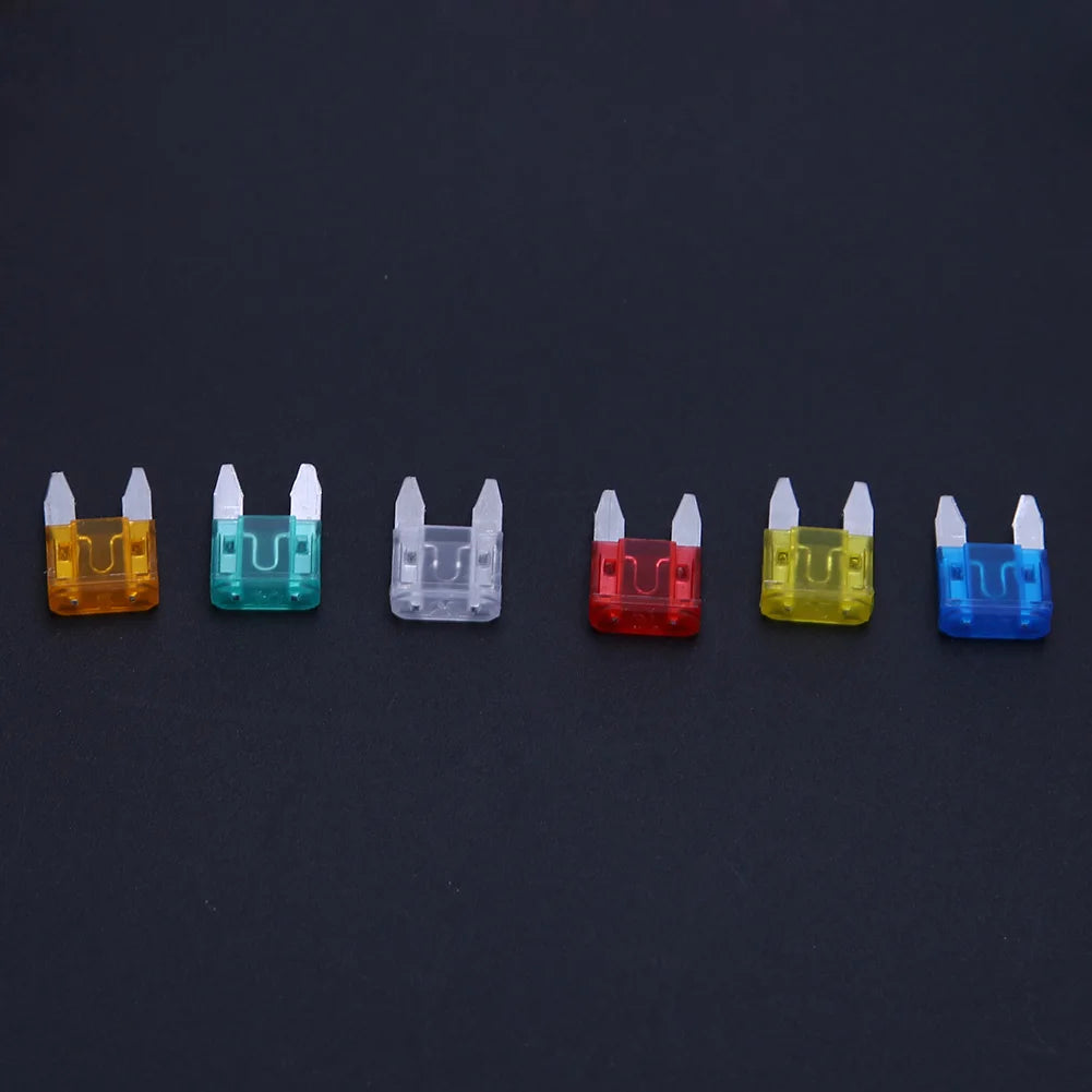 60-300pcs Cars Truck Mini Fuse Mixed Set Kit Auto Car Safety Assortment Mini Truck Blade Fuse Replacement 5/10/15/20/25/30A
