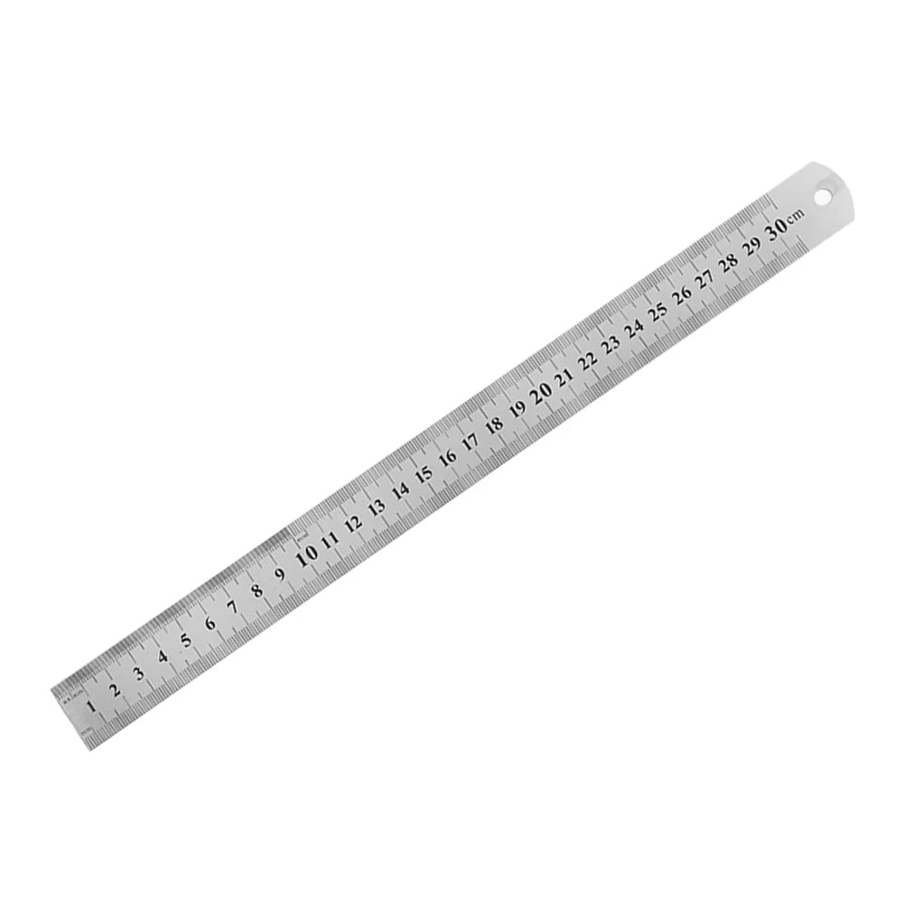 150/200/300/400/500MM Stainless Steel Ruler Centimeter Millimeter Ruler Straight Edge Ruler  Precision Measuring Ruler