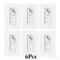 6pcs Bathroom Shelf Screw Sticker Nail-free Stickers Strong and Non-marking Self-adhesive Large Rack ScrewStickers