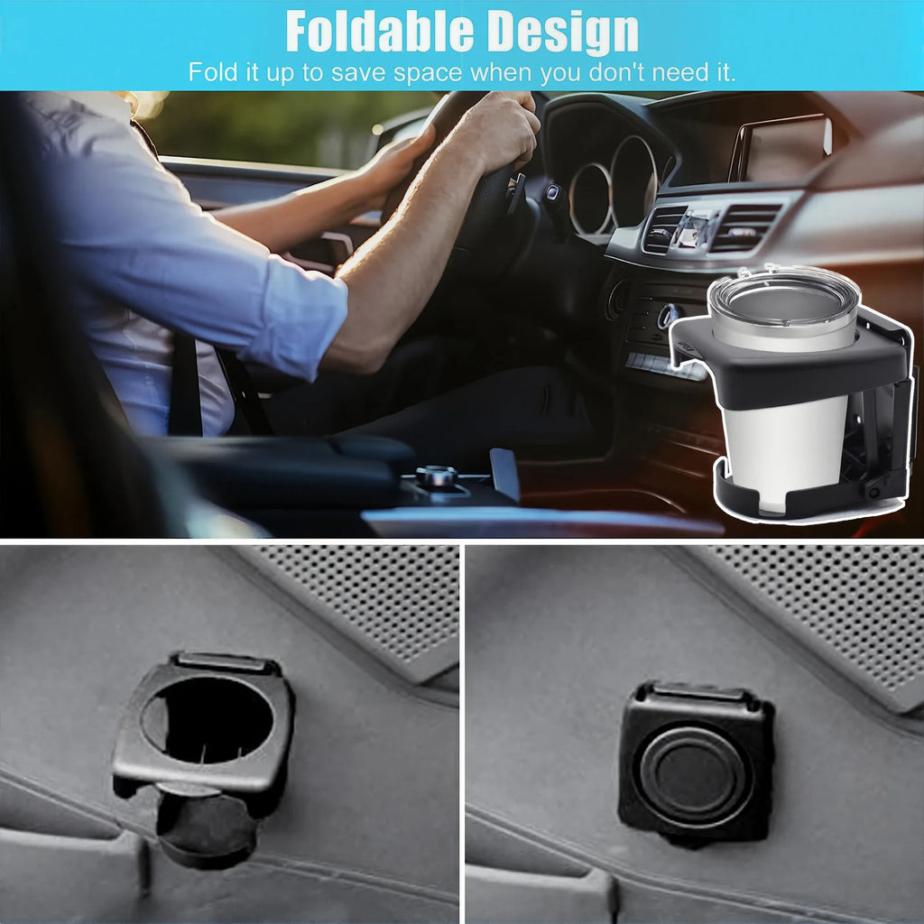 Universal Folding Car Cup Holder Drink Stand Adjustable Water Bottle Support for Auto Truck Boat RV Interior Styling Accessories