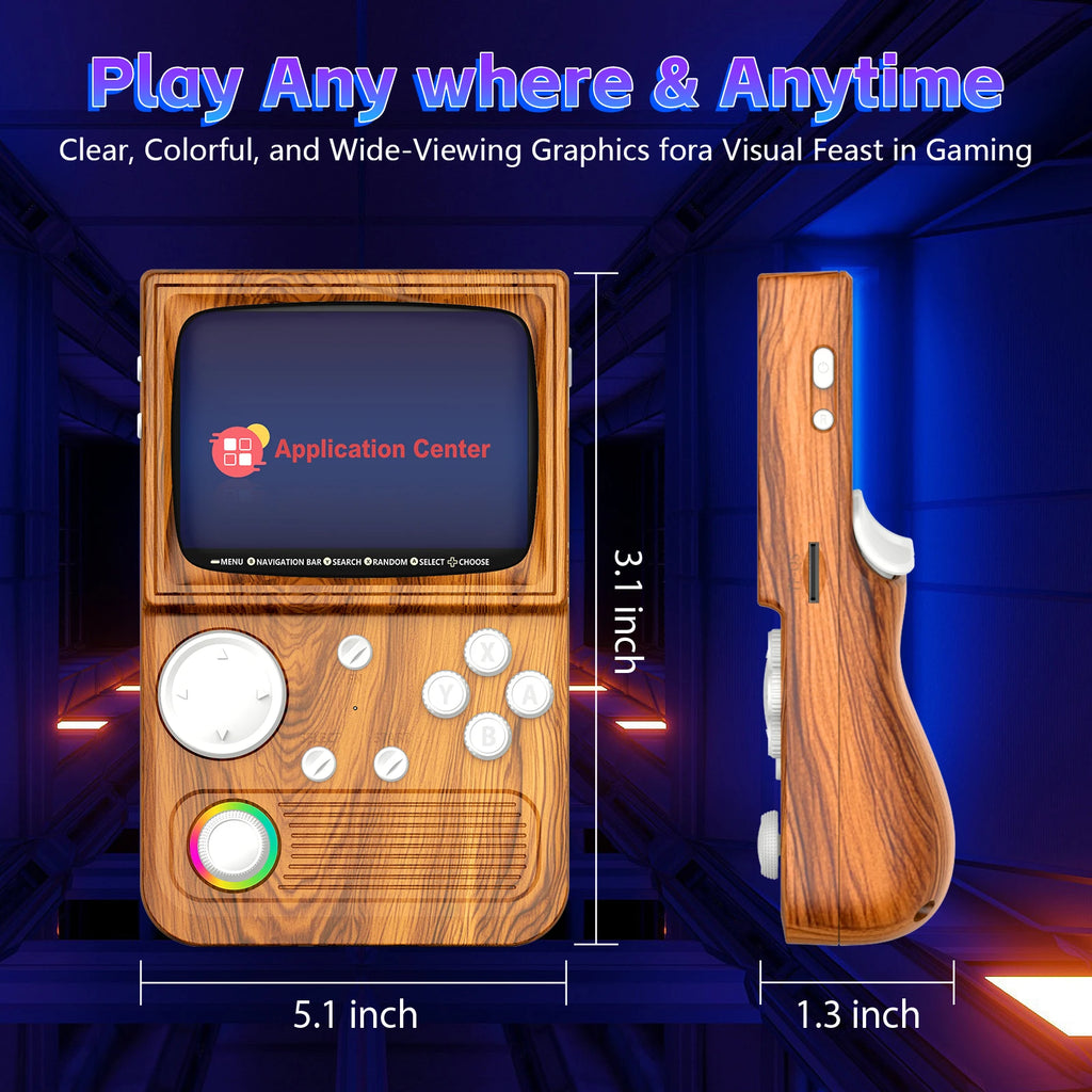 AISLPC R35 Retro Handheld Game Console 3.5 Inch IPS Screen EmuELEC System 18000+ Games WIFI Online Battle Portable Video Game