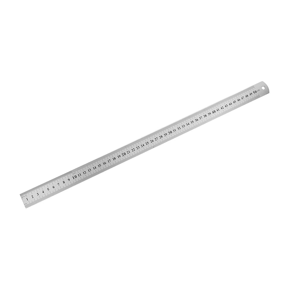 150/200/300/400/500MM Stainless Steel Ruler Centimeter Millimeter Ruler Straight Edge Ruler  Precision Measuring Ruler